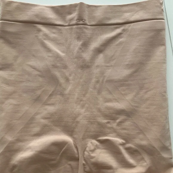 SPANX Oncore High-Waist Shaping Shorts in Light Nude - Picture 6 of 10
